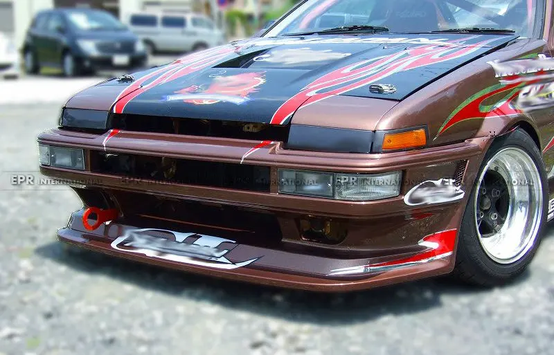 FRP бампер для Toyota AE86 Trueno MBT2 стиль стекловолокно передний Корпус Комплект тюнинг