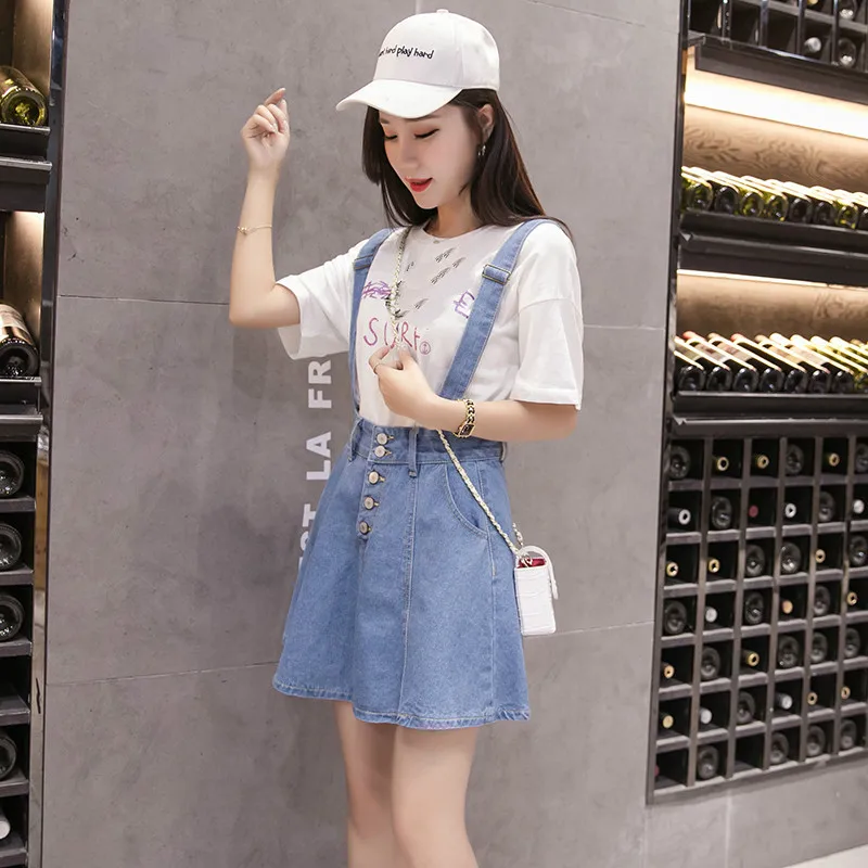 Женская джинсовая юбка в Корейском стиле летняя винтажная Harajuku Ulzzang 90 х годов с