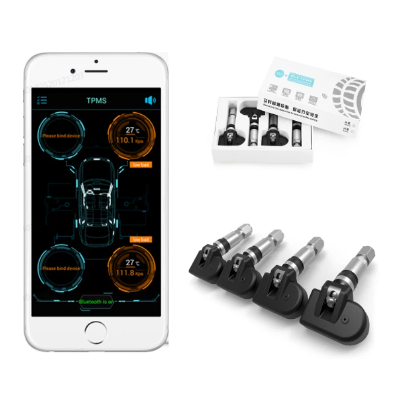 Zeepin VC601 BLE TPMS система контроля давления в автомобильных шинах Bluetooth 4 0 дисплей