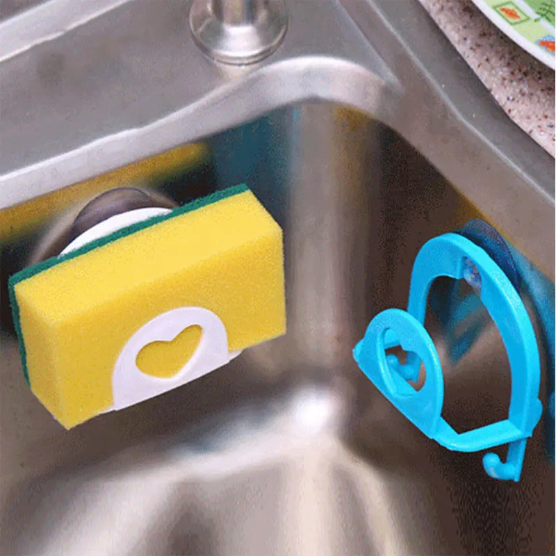 Для кухни на присоске чашка с крючком стойка для хранения губок присоска