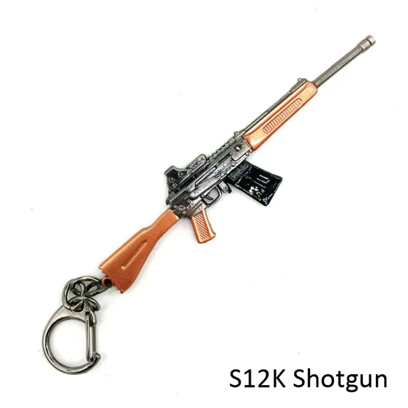 PUBG CS брелки Playerunknown's Battlegrounds AKW AWM MK14 пистолет Модель 10 см Автомобильный Брелок пряжка модель mannen cadeau для детей