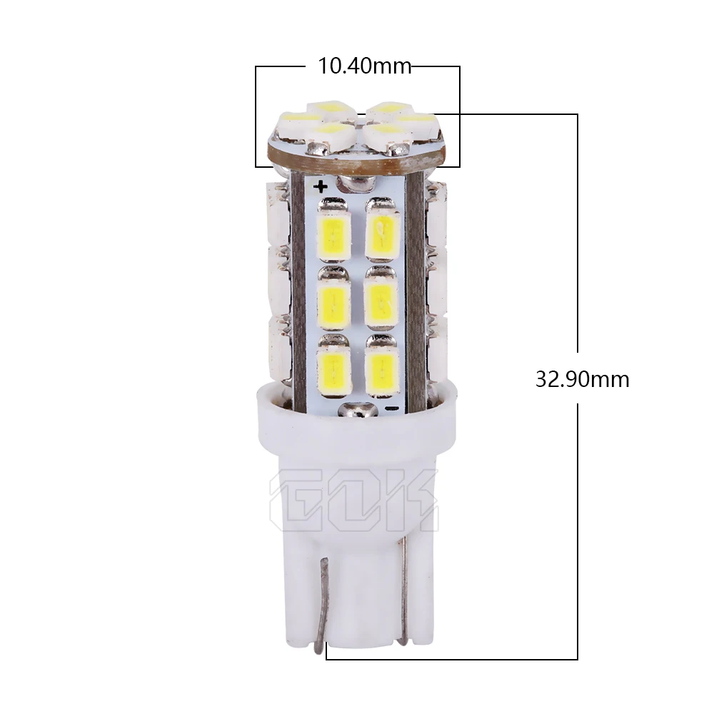 Авто T10 30smd светодиодный 1206 w5w 194 168 192 3020 smd автомобиля Клин Парковка купол