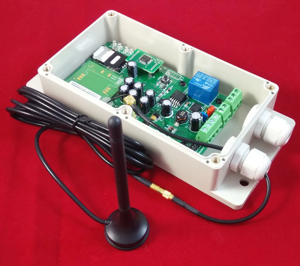 Хороший диапазон AC/DC12 24V GSM контроллер доступа для раздвижных ворот открывателя