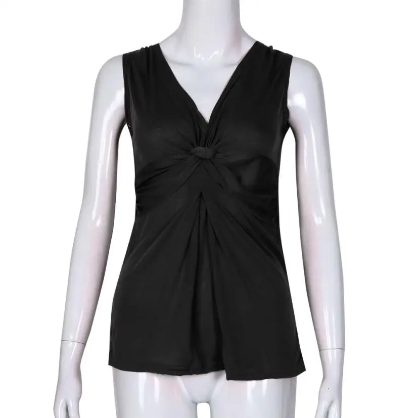 Сексуальные женские Топы camisa feminina 2017 модный жилет без рукавов летние майки с