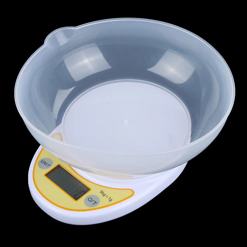 Электронные кухонные весы с чашей 5 кг/1 г|scale weight|scale baggagescale fuselage |