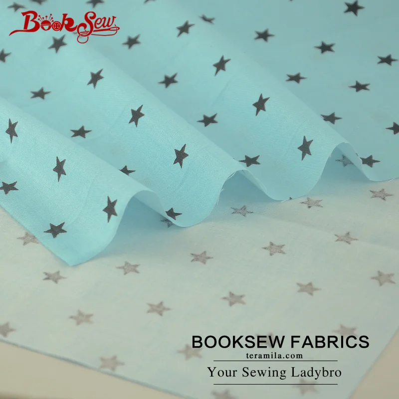 Booksew хлопок саржевая Ткань Жир четверть Звезды Дизайн швейная ткань DIY Лоскутное детское постельное белье куклы лоскутное домашнее текстильное изделие