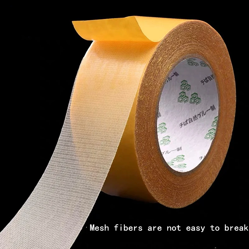 20 м/рулон супер сильная двусторонняя клейкая лента двухсторонняя тканевая