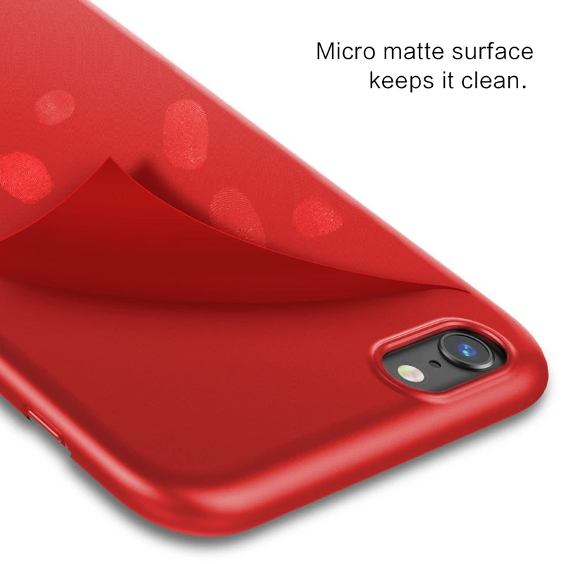 for iPhone 6 6s case ROCK 0.37MM Ultra Thin Matte Phone Case plus frosted cover iPhone6 |