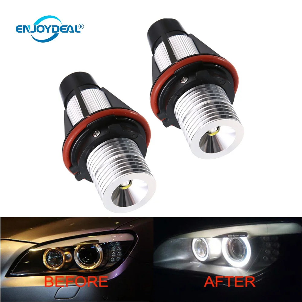 2 шт. Сверхъяркие кольцевые гало маркеры Angel Eye противотуманные фары для BMW E39 E53