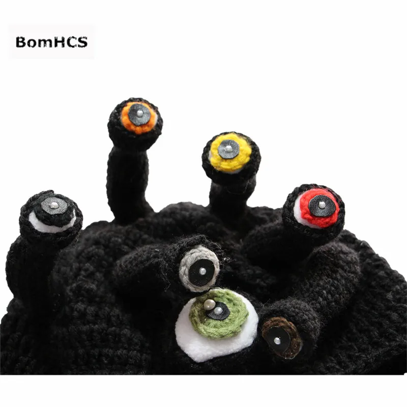 BomHCS Novetly щупальца Осьминог пират Ктулху крючком Beanie Шляпа ветер маска шапка