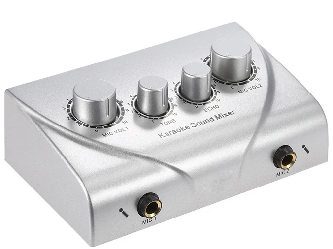

Karaoke Sound Mixer Professional Audio System Portable Mini Digital Audio Sound Karaoke Machine Echo Mixer System