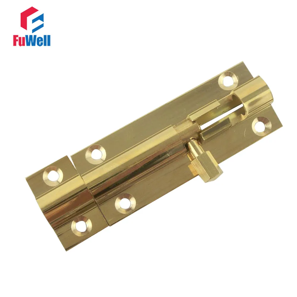 Дверной баррель из латуни 2 шт. 5 дюйма толщина 1 мм|barrel bolt latches|bolt latchdoor latch |