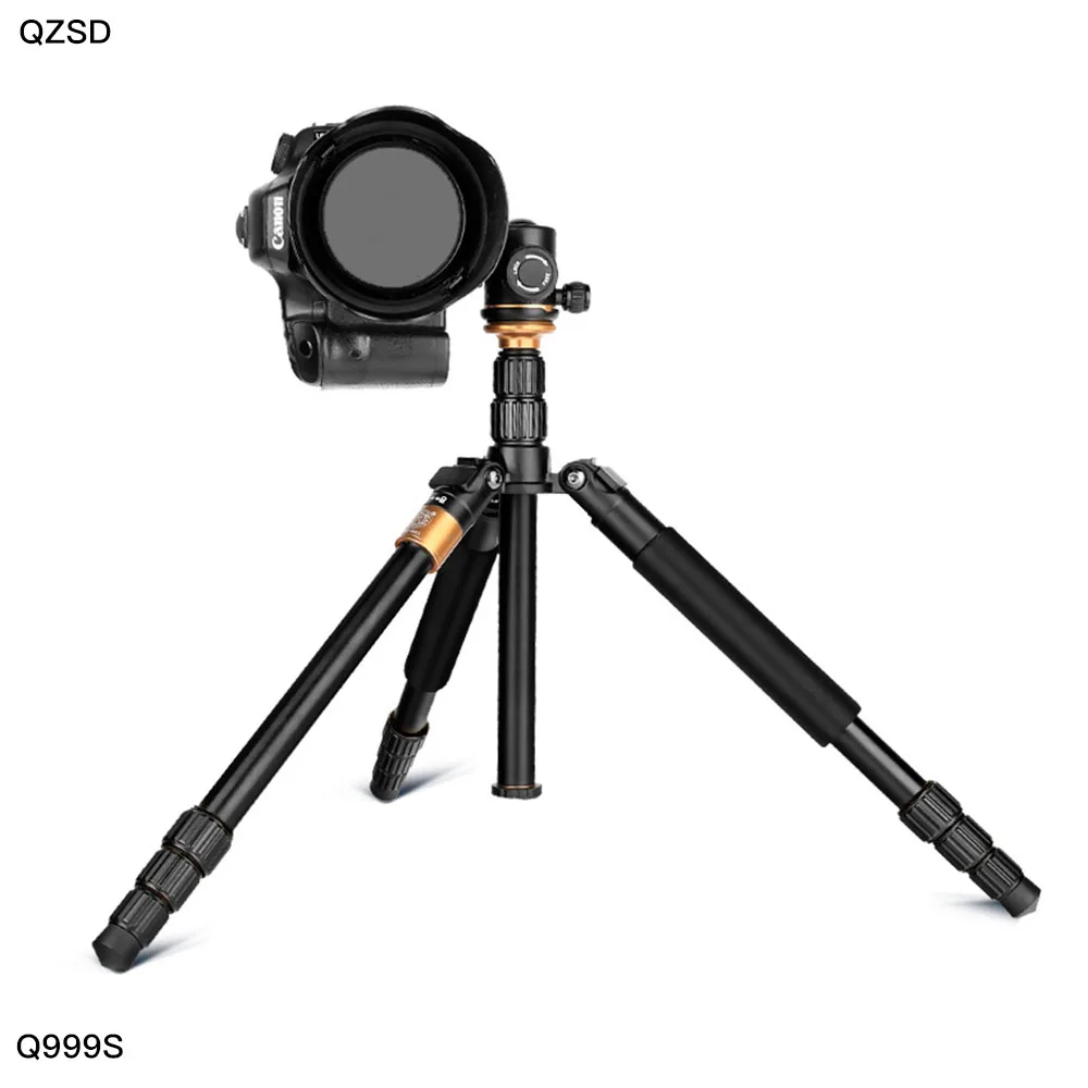 Q999S Штатив для SLR камеры Портативная съемка селфи фотография Мини