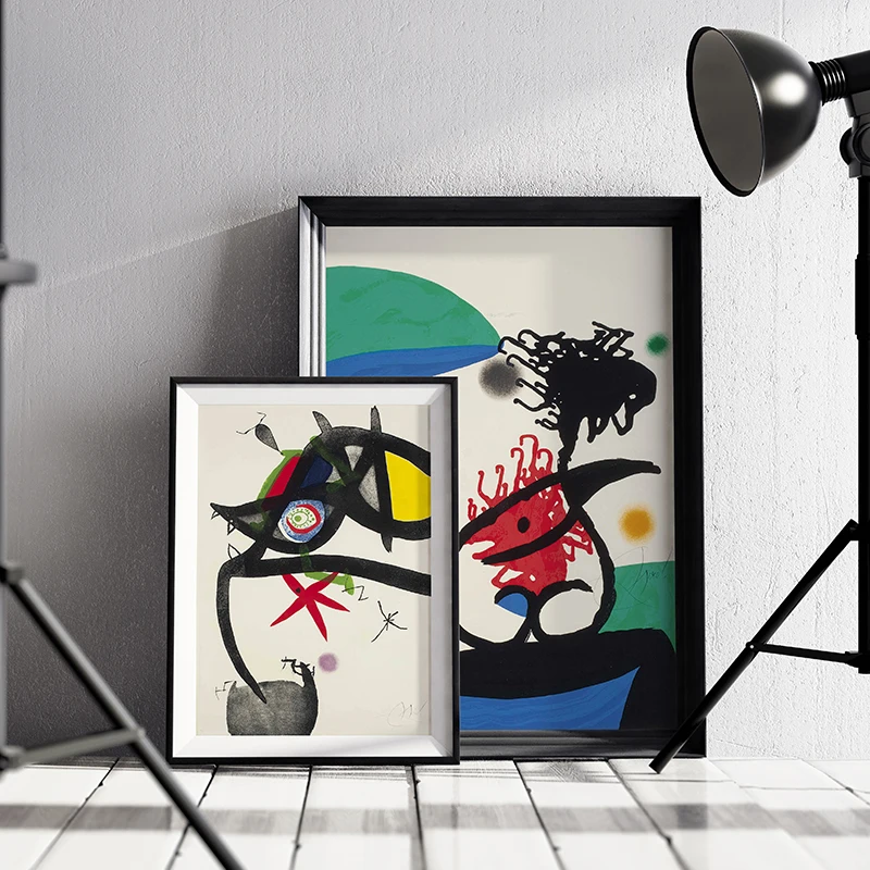 Joan Miro L'eunuque имперский абстрактный настенный художественный холст с печатью постера декоративная картина для гостиной домашний декор