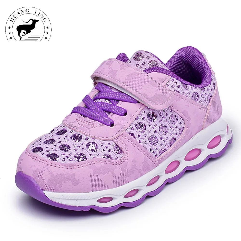 HungLing Girl Casual Sneaker Shoes Kids Sport Breathable Flats Runing Sneakers for Running | Детская одежда и обувь