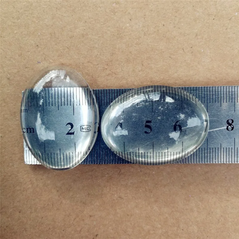 

Big Promotion 30*40mm Oval Shape 10pcs/100pcs Clear Magnifying Glass Cabochon For Jewelry Making DIY Photo Pendants