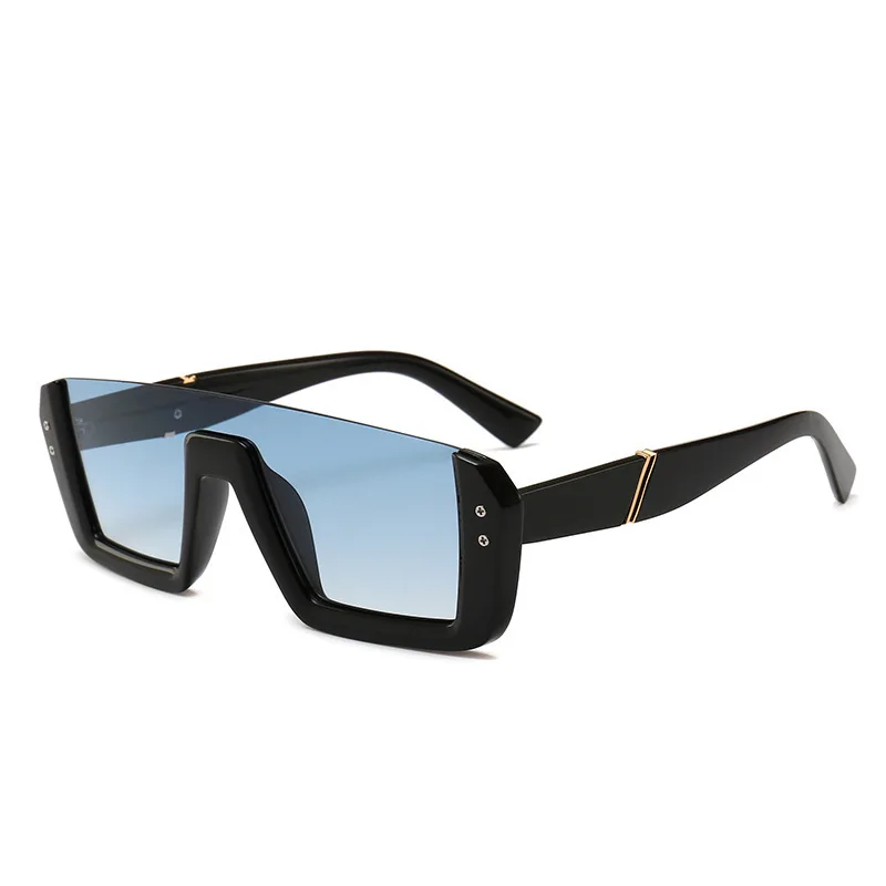 

Очки солнцезащитные женские квадратные, модные брендовые роскошные большие черные зеркальные солнечные очки UV400