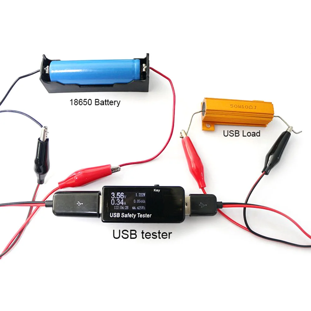USB зажим крокодил провода Мужской Женский к тестер детектор постоянного
