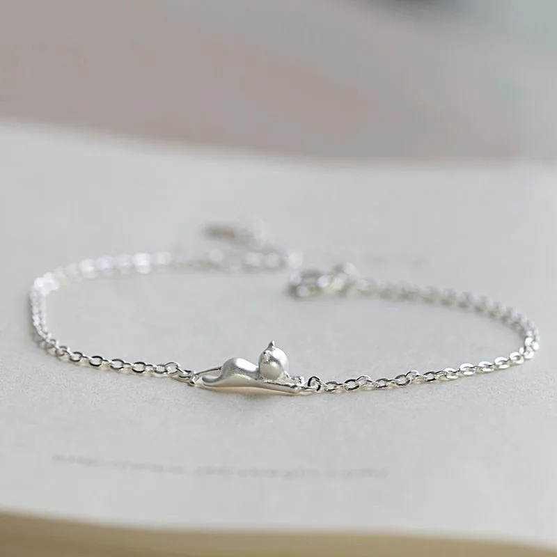 Дропшиппинг 2016 новое поступление Серебряный котенок Очаровательная подвеска