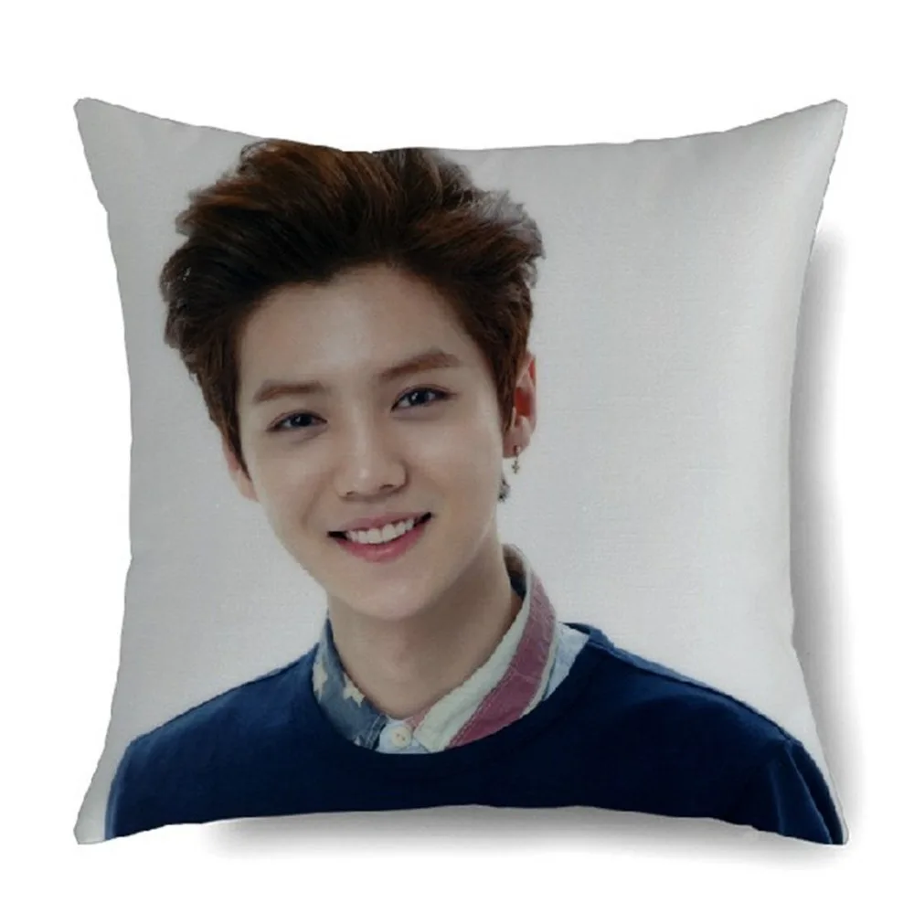Популярные наволочки EXO K pop чехол для подушки наволочка Sehun Chanyeol Baekhyun Luhan DO Suho
