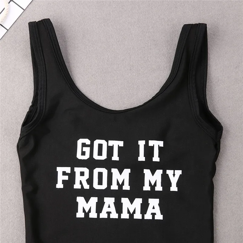 Kids Swimsuit Summer Bathing Suit Women Girls Monokini Men Boys Trunks Beachwear Swimming Family Matching Swimwear Mother Father | Мать и