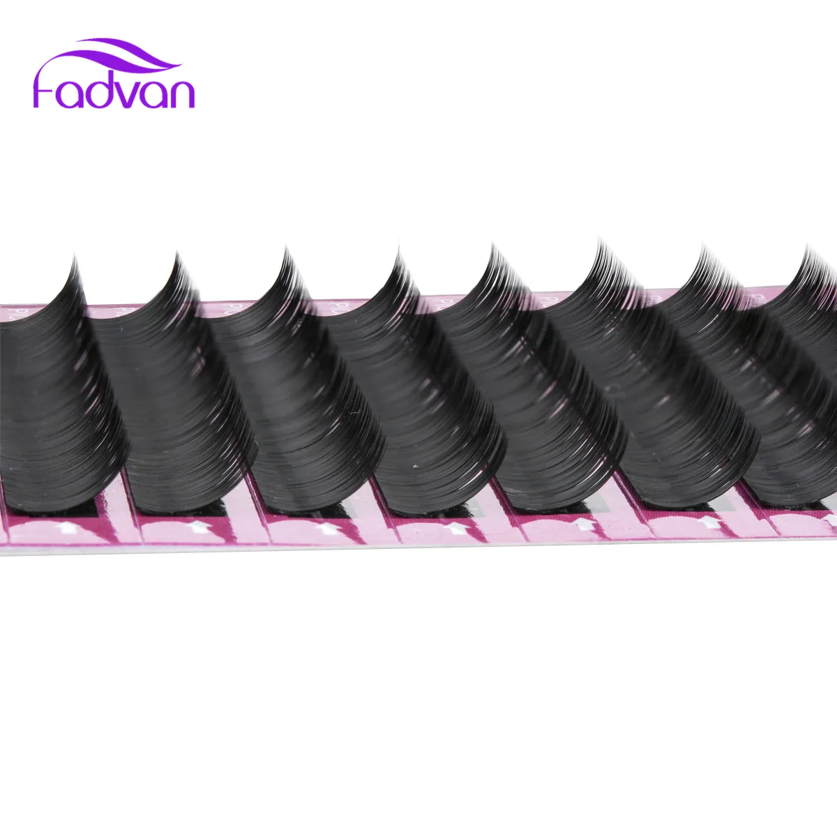 Набор длинных ресниц Fadvan искусственные ресницы из натурального шелка 1 корт/Лот