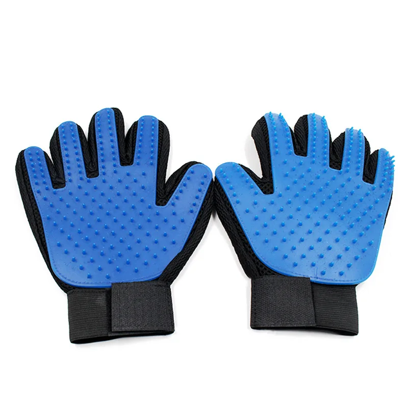 1 шт. силиконовая щетка для собак кошек домашних животных перчатка удаления