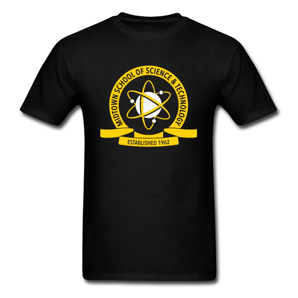 Design Logo T Shirt Midtown School Of Science And Technology University Tshirt For Men he Big Bang Machine Graphic Tops Tees