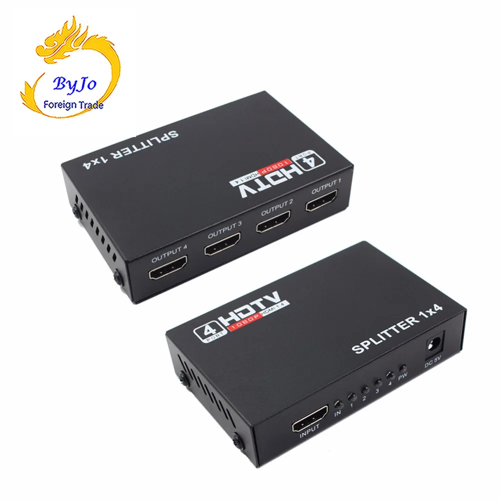 SY-303 HDMI 1 to 4 Cable HDMI Converter Support 3D 1080P HD 2K 4K Converter