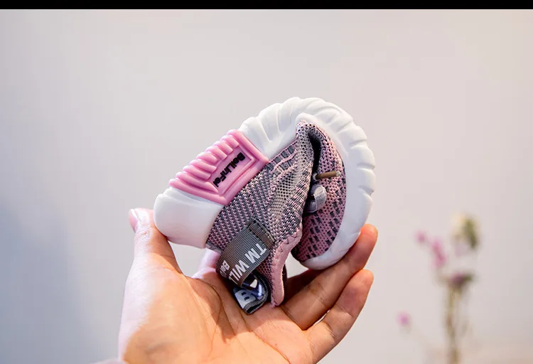 RUMRAM Kids Shoes For Girl Boy Lace-up Mesh Spring Summer Autumn Unisex Breathable Solid Color Casual Running Sneakers | Детская одежда