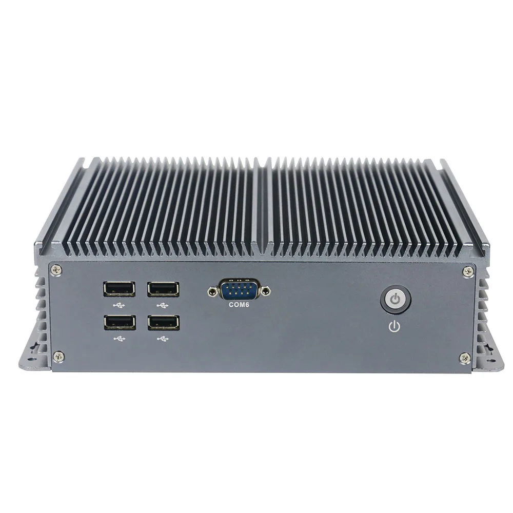 Мини компьютер Yanling itx intel celeron J1900 quad core dual lan без вентилятора с параллельным