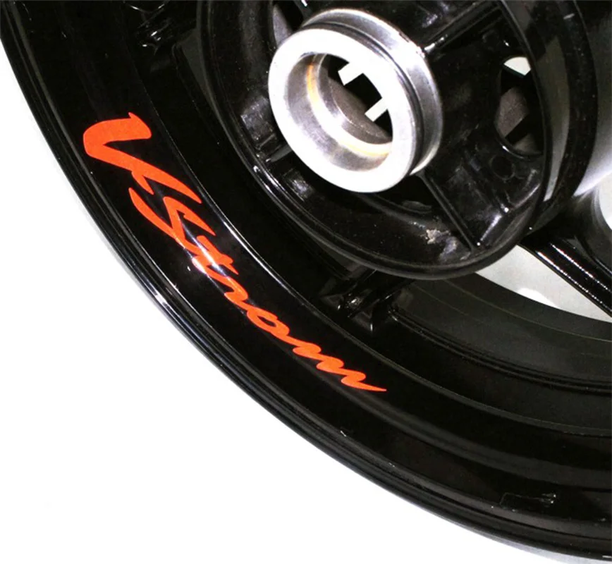 

Motorcycle Wheel Sticker Decal Reflective Rim Bike Motorcycle Suitable for Suzuki V-Strom