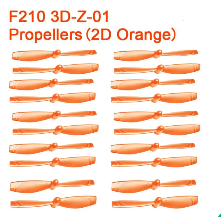 10 пара/лот оригинальные части квадрокоптера Walkera F210 RC пропеллеры (2D) 3D-Z-01 | Игрушки