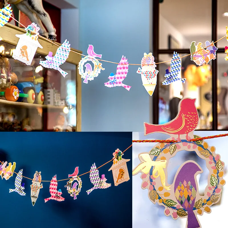 Симпатичные партии суки Красочные Птицы баннер Девичник же пенис навсегда