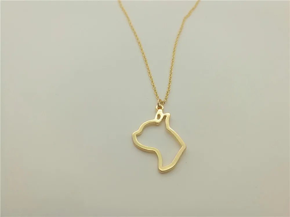 Милый Бостонский терьер бык кулон в форме терьера ожерелье с животным Мопс щенок