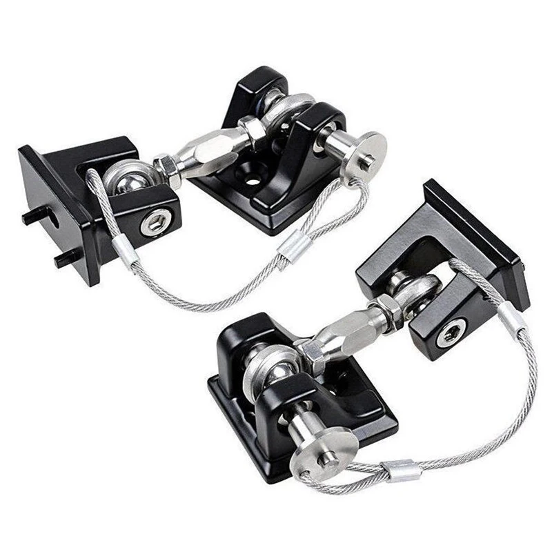 Для 2007-2010 2011 2012 2013 Jeep Wrangler JK JL неограниченное черный капюшон замок-задвижка поймать комплект пряжки