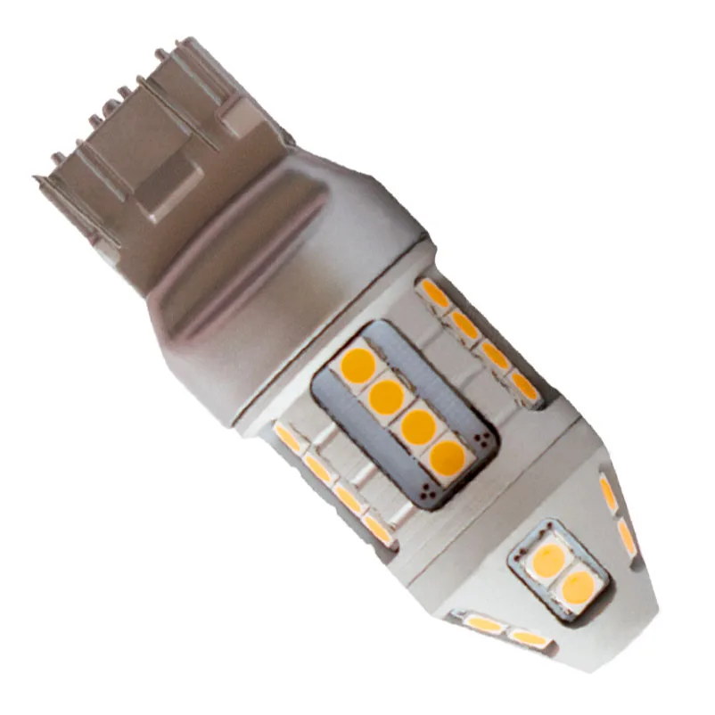 1 шт. T20 7443 W21/5 Вт супер яркий 30 SMD 3030 светодиодный автомобиль хвост лампы 21/5