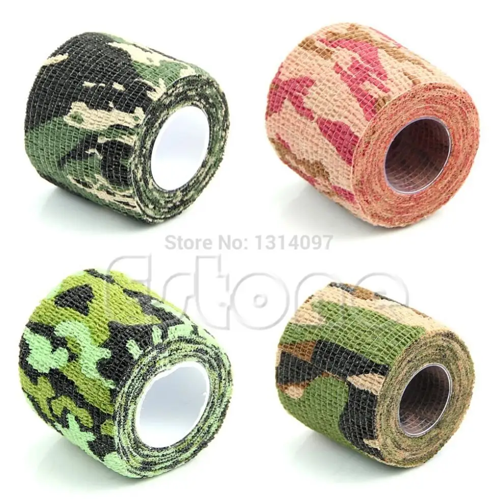 1 рулон водонепроницаемый спортивный камуфляж Кемпинг Охота Туризм Стелс лента