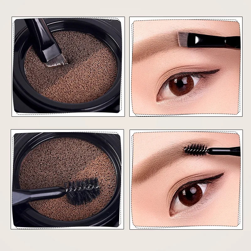 Бренд Xixi макияж гель для бровей водонепроницаемый долговечный двойной цвет