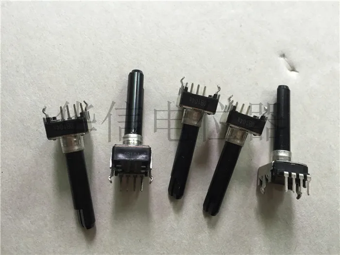 Оригинальный новый вертикальный одношарнирный потенциометр 100% 142 типа B100K с