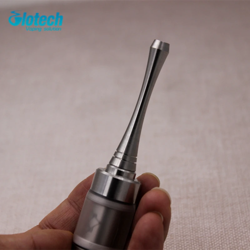 Glotech 510 нить электронная сигарета длинный металлический капельный наконечник Высокое качество нержавеющая сталь fit Taifun Kayfun RDA RBA DIY испаритель