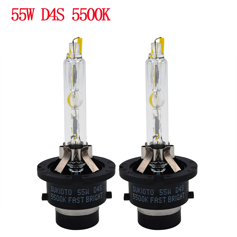 Оптовая продажа быстрая яркая 55 Вт 5500 к D2S HID лампа для быстрого запуска D4S балласт
