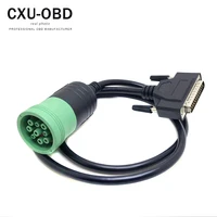 9 pin female truck diagnostic cable support j1939 protocol hardware inline 7 to db25pin male