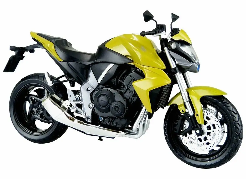 Цвет: желтый AOSHIMA 1:12 HONDA CB1000R MOTORCYCLE BIKE DIECAST MODEL NEW IN BOX - Цвет: Цвет: желтый