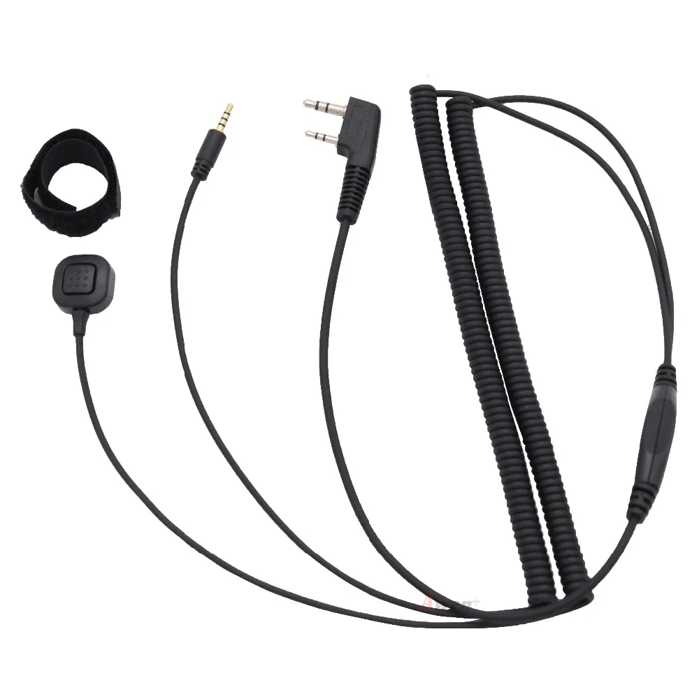 Vimoto V3 V6 V8 V1098a V5s Bluetooth Шлемы-гарнитуры специальный соединительный кабель для Kenwood Baofeng UV-5R UV-82 GT-3 двухстороннее радио