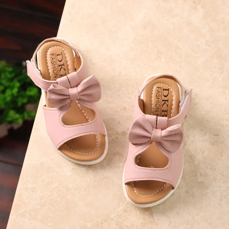 Сандалии для девочек летняя обувь Новое поступление лета 2021 сандалии с бантом