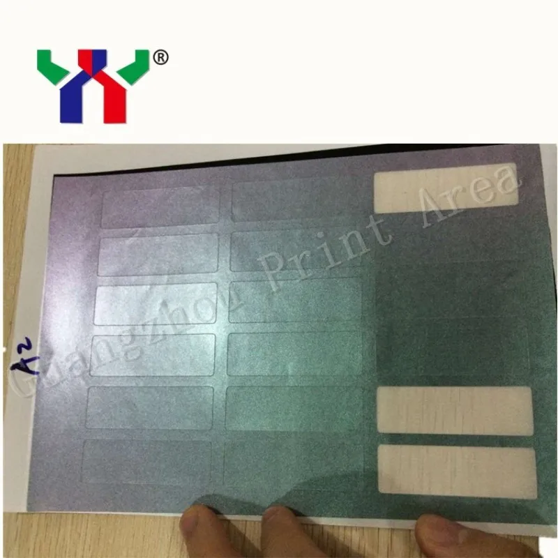 Трафаретная печать оптическая Переменная Чернила A2 зеленый до фиолетовый для