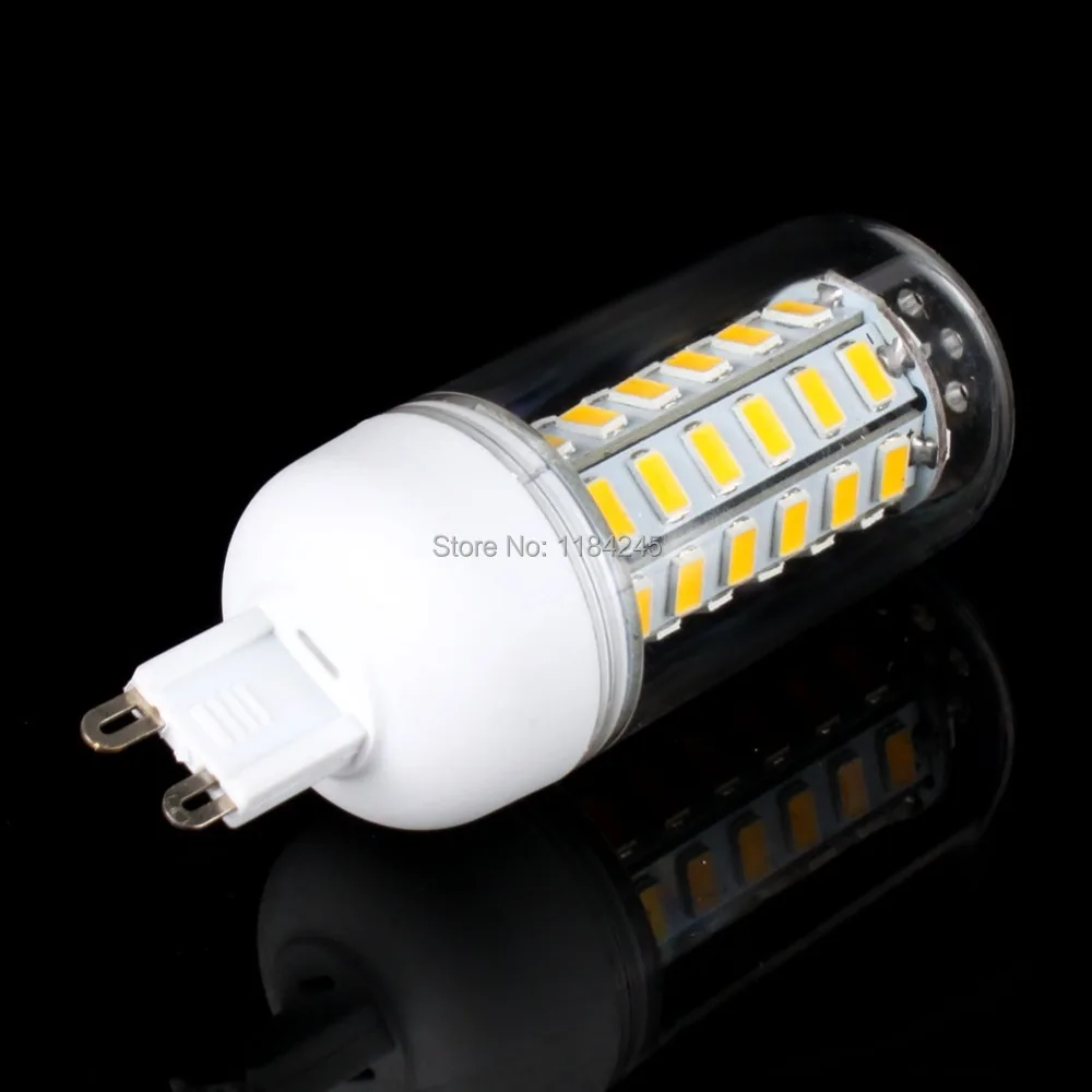 

High quality Book light 220V 110V 10w G9 SMD 5730 LED corn bulb lamp 48 LEDS 5730 Warm white /white led lighting 5pcs/lot