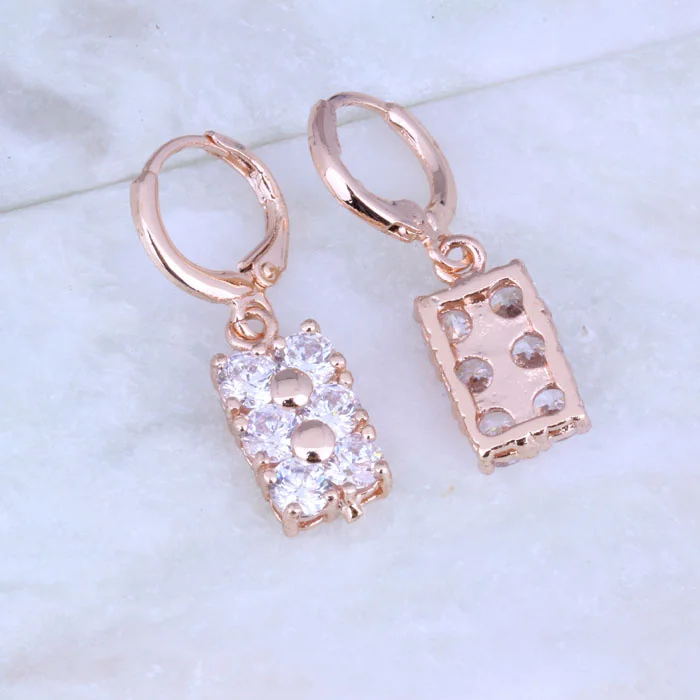 Женские серьги капельки с фианитом AAA B0002|colorful dropping earrings|drop earringsearrings drops |