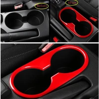 yimaautotrims fit for mazda 2 demio 2015 2021 front seat water cup holder frame cover trim matte carbon fiber style